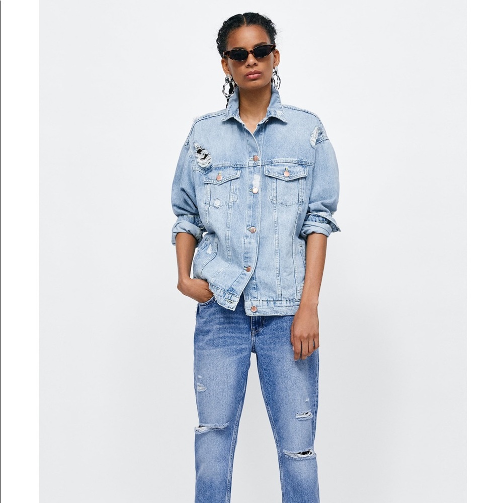 Zara Oversized Denim Jacket